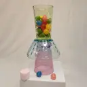 Capucine – Vide-poche en verre coloré