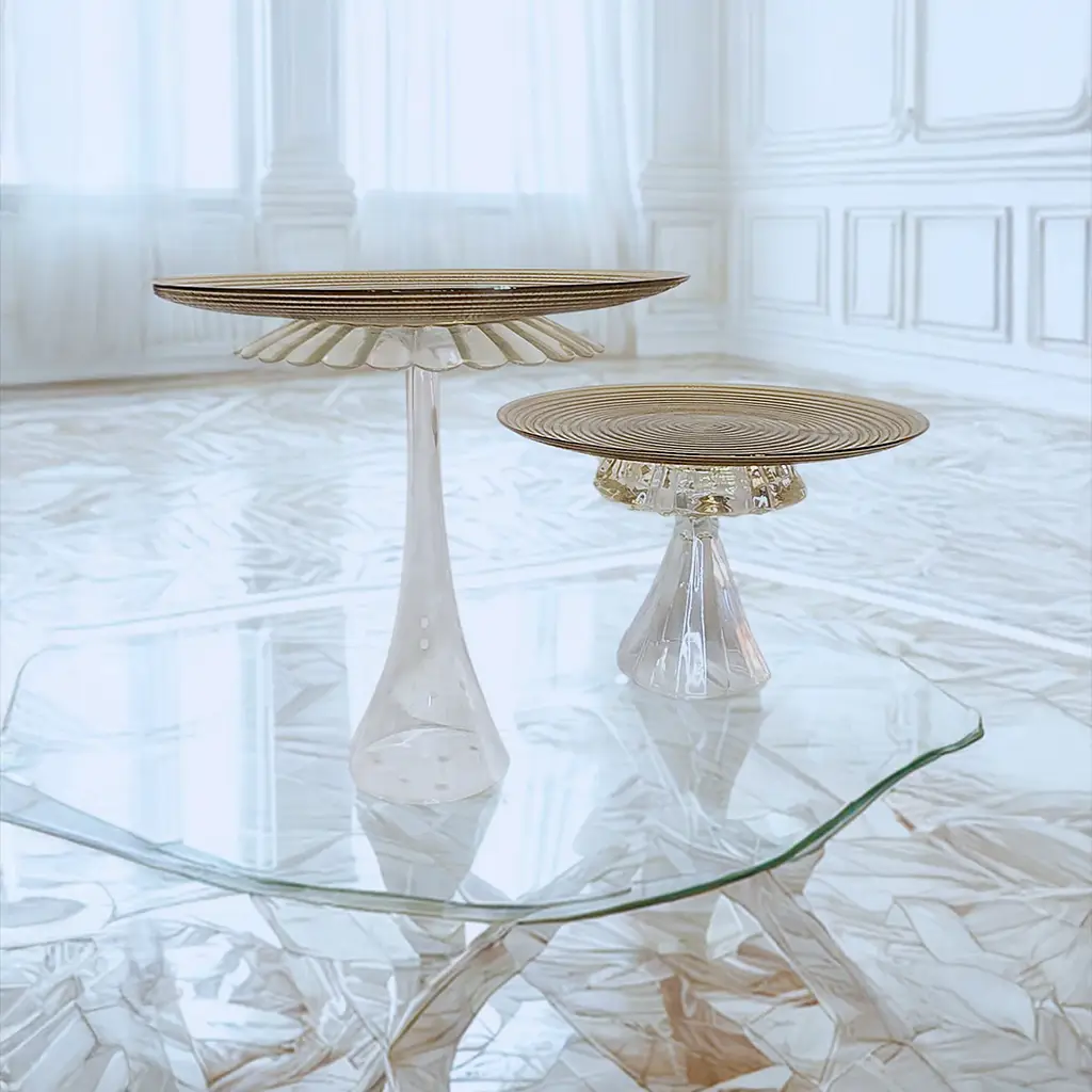 Éléonore & Théodore – Duo de serviteurs en verre